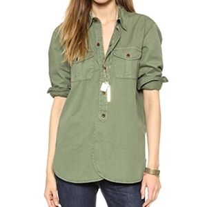 Madewell Womens Tomboy Button Down Cargo